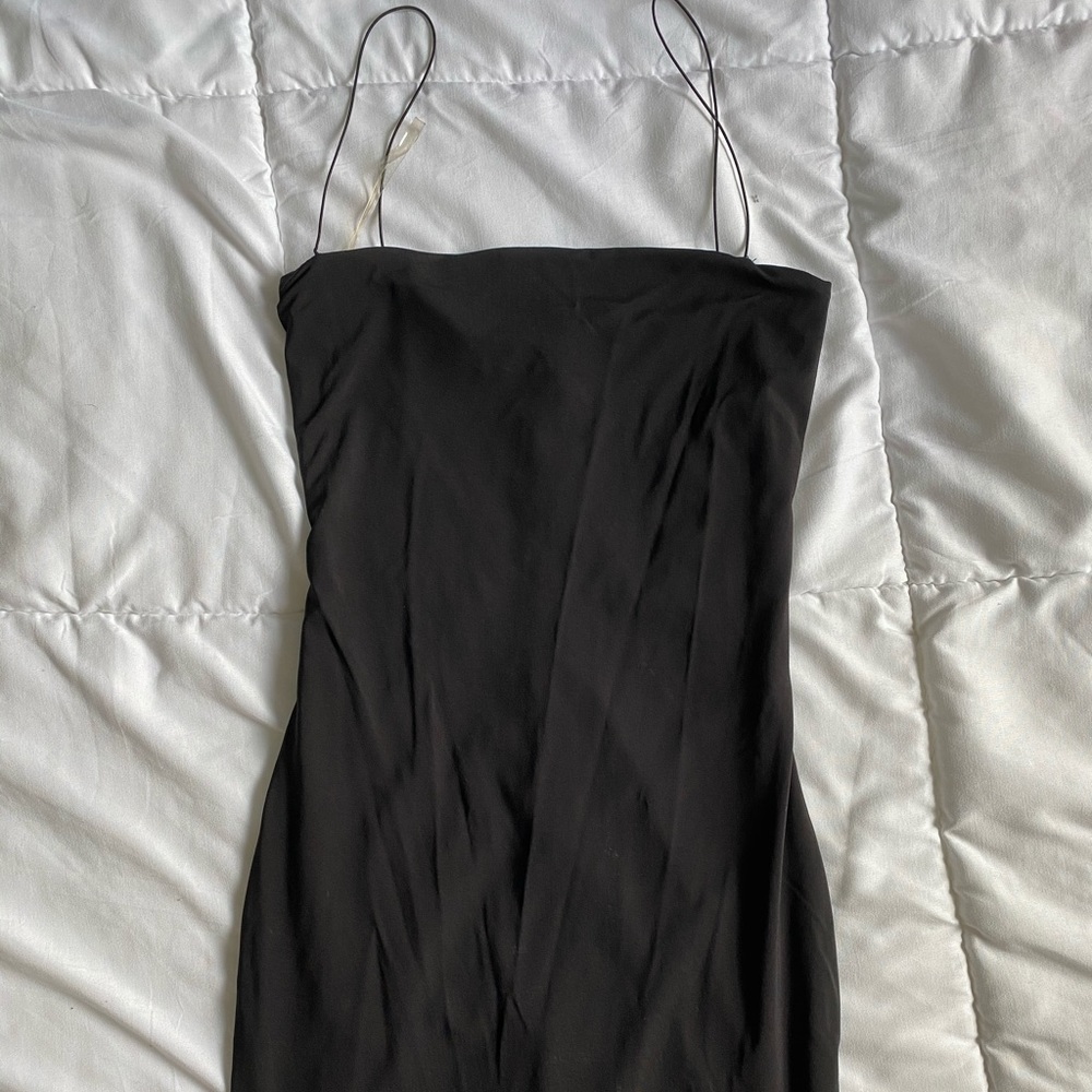 Meshki black cocktail dress